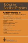 Buchcover Glassy Metals III