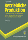 Buchcover Betriebliche Produktion