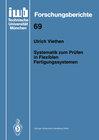Buchcover Systematik zum Prüfen in Flexiblen Fertigungssystemen