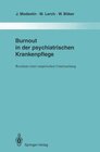 Buchcover Burnout in der psychiatrischen Krankenpflege