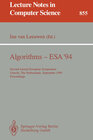 Buchcover Algorithms - ESA '94
