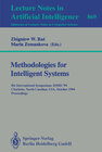 Buchcover Methodologies for Intelligent Systems