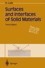Buchcover Surfaces and Interfaces of Solid Materials