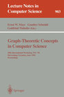 Buchcover Graph-Theoretic Concepts in Computer Science