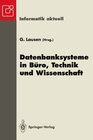 Buchcover Datenbanksysteme in Büro, Technik und Wissenschaft