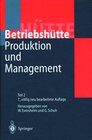 Buchcover Produktion und Management »Betriebshütte«