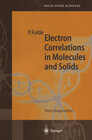 Buchcover Electron Correlations in Molecules and Solids