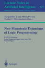 Buchcover Non-Monotonic Extensions of Logic Programming