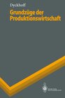 Buchcover Grundzüge der Produktionswirtschaft