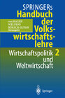 Buchcover Springers Handbuch der Volkswirtschaftslehre 2