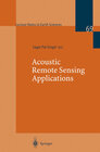 Buchcover Acoustic Remote Sensing Applications