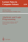 Buchcover Algebraic and Logic Programming