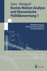 Buchcover Kosten-Nutzen-Analyse und ökonomische Politikbewertung 1