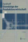 Buchcover Grundzüge der Produktionswirtschaft