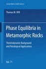 Buchcover Phase Equilibria in Metamorphic Rocks