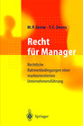 Buchcover Recht für Manager