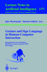Buchcover Gesture and Sign Language in Human-Computer Interaction