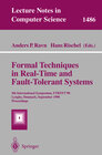 Buchcover Formal Techniques in Real-Time and Fault-Tolerant Systems