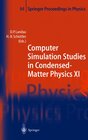 Buchcover Computer Simulation Studies in Condensed-Matter Physics XI