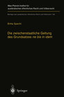 Buchcover Die zwischenstaatliche Geltung des Grundsatzes ne bis in idem