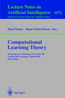 Buchcover Computational Learning Theory