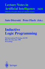 Buchcover Inductive Logic Programming