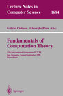 Buchcover Fundamentals of Computation Theory