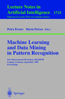Buchcover Machine Learning and Data Mining in Pattern Recognition