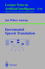 Buchcover Incremental Speech Translation