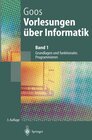 Buchcover Vorlesungen über Informatik