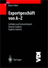Buchcover Exportgeschäft von A–Z