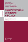 Buchcover High Performance Computing - HiPC 2006