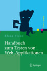 Buchcover Handbuch zum Testen von Web-Applikationen