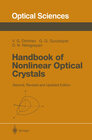 Buchcover Handbook of Nonlinear Optical Crystals