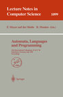 Buchcover Automata, Languages and Programming