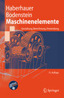 Buchcover Maschinenelemente