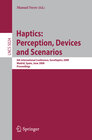 Buchcover Haptics: Perception, Devices and Scenarios