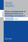 Buchcover Theory and Applications of Relational Structures as Knowledge Instruments II