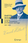 Buchcover David Hilbert's Lectures on the Foundations of Arithmetic and Logic 1917-1933