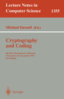 Buchcover Cryptography and Coding