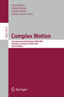 Buchcover Complex Motion