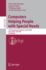 Buchcover Computers Helping People with Special Needs