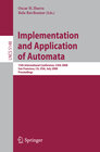 Buchcover Implementation and Applications of Automata