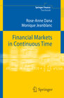 Buchcover Financial Markets in Continuous Time