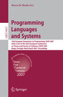 Buchcover Programming Languages and Systems