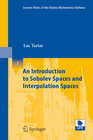 Buchcover An Introduction to Sobolev Spaces and Interpolation Spaces