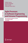 Buchcover Agile Processes in Software Engineering and Extreme Programming
