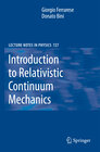 Buchcover Introduction to Relativistic Continuum Mechanics