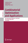 Buchcover Combinatorial Optimization and Applications