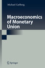 Buchcover Macroeconomics of Monetary Union